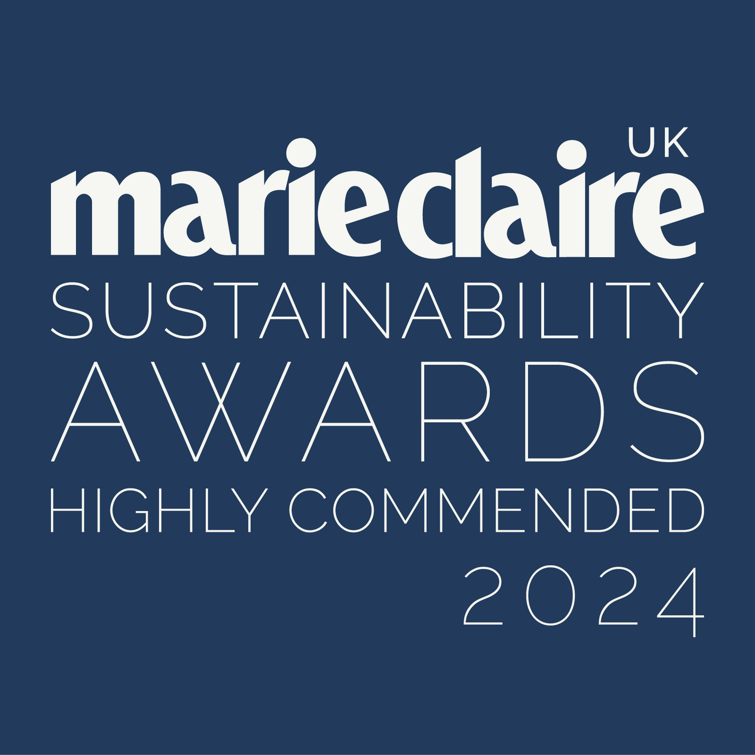 Marie Claire Sustainability Award 2024