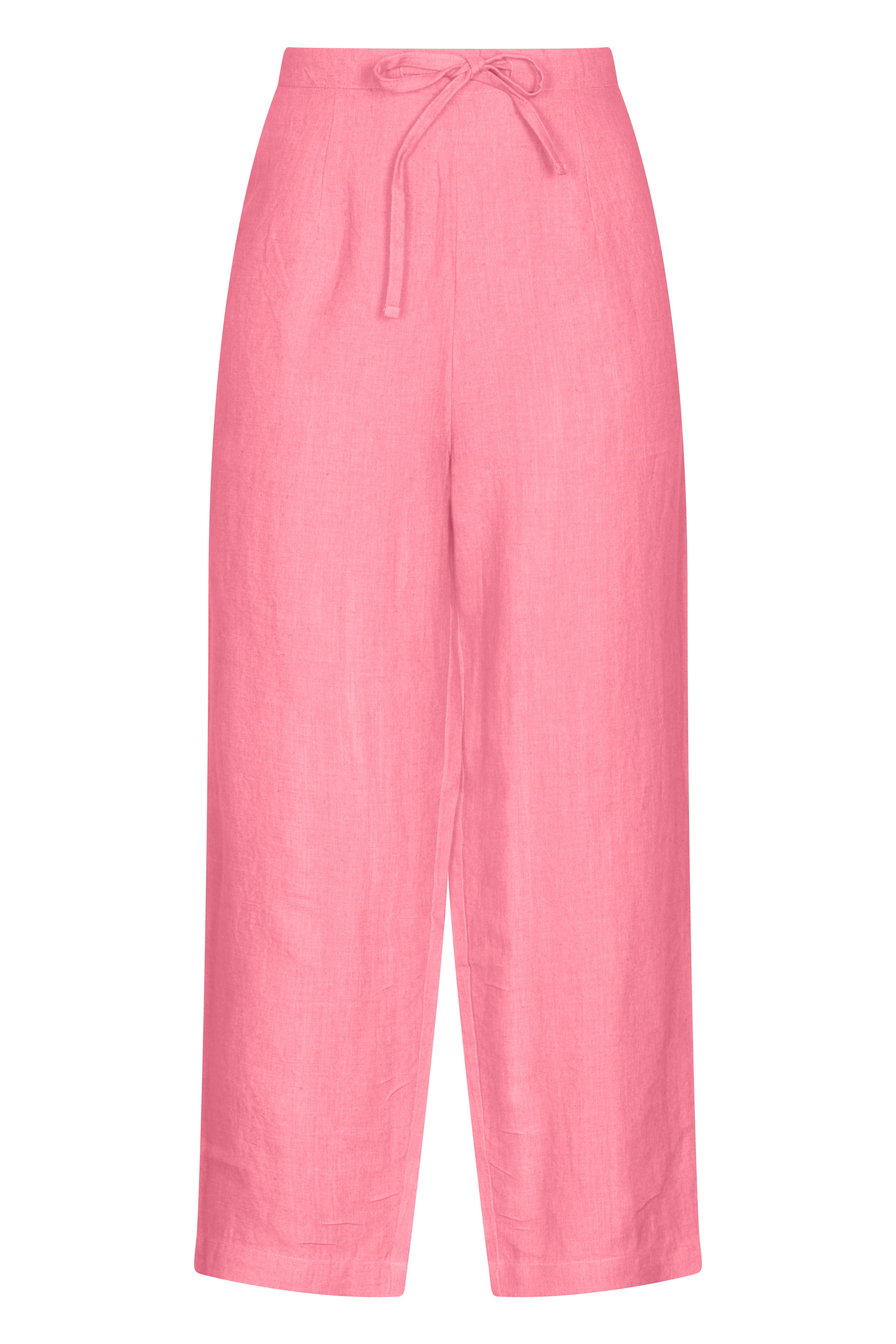 Life Style Plain Trouser Linen Blush Pink