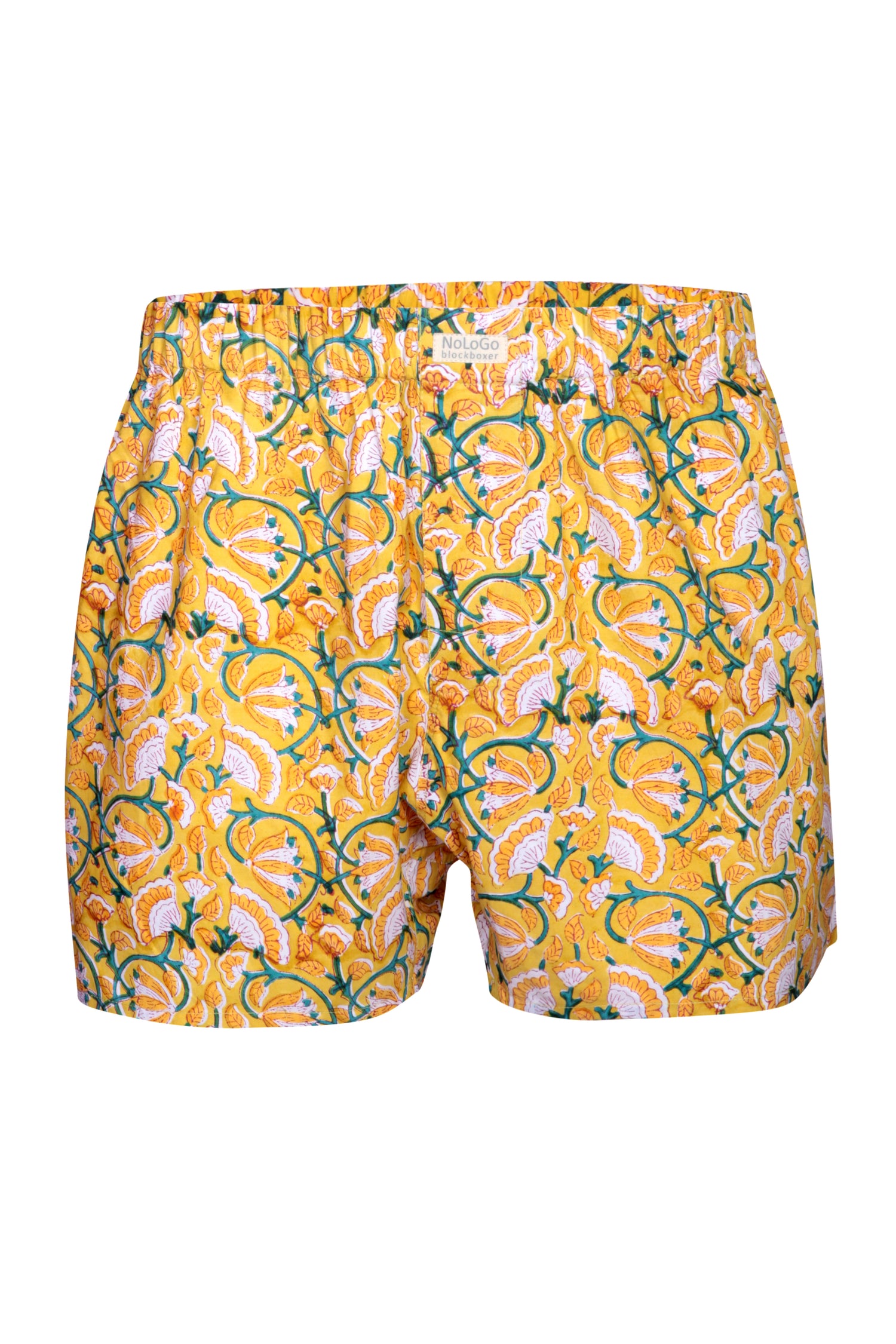 Boxer Short Cotton  Lime Flower