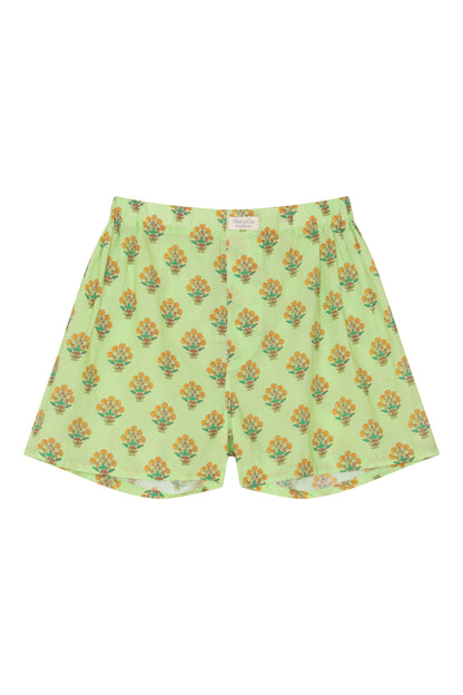 Pallis  Boxer Short Cotton Lime